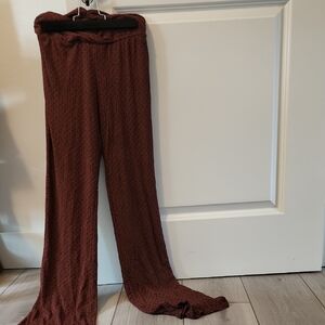 Volcom Brown Wide Leg Pants